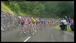 Marco Pantani  sul Col du Galibier - Tour de France 1998 -  Grenoble-Les Deux Alpes