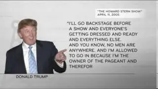 President Trump casually admits to BARGING in to Womens Locker Room to SPY on young women/teens