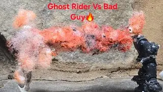 Ghost Rider Breathing Fire On Bad Guy! #trending #shorts #short #new #viralvideo #like #share