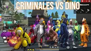 CRIMINALES VS DINOS LA BATALLA MÁS  ÉPICOS DE TODO FREE FIRE! ¿QUIÉN GANARÁ?