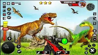 Real Dinosour Hunter Gun Games – Best Dinosour Game – Android Gameplay
