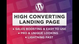 I will build custom wordpress landing page that converts