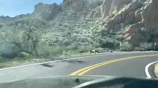 Driving the famous and histroic Apache Trail, Arizona