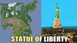 GTA United States Mod - REAL Statue of Liberty! (USA Map) | Stars & Stripes 1.4.2