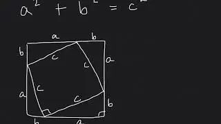 Pythagorean Theorem Proof with (a+b)^2 and geometry