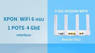 V-SOL XPON Dual-band WiFi 6 ONT HG325AX