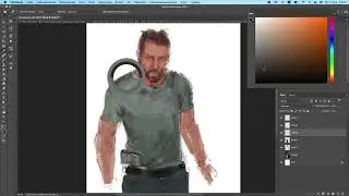 Painting session. Joel / The last of us
