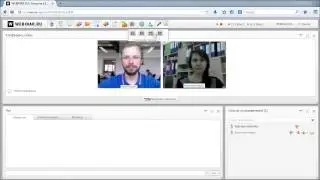 Как поменять расположение панелей на вебинаре