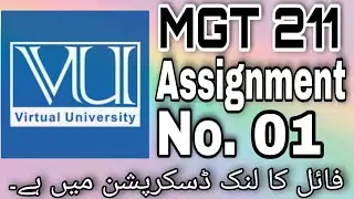 mgt211 assignment 1 ||mgt211 assignment 1 solution file 