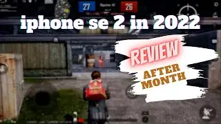 iphone se 2020 one month review || BGMI test || battery drain || HDR graphic || worth in 2022 or not
