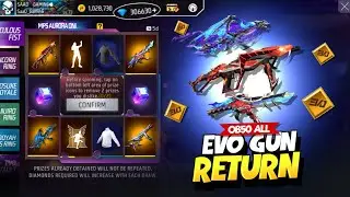 Ob50 100% All Evo Gun Return Event | Free Fire Redeem Code Bangladesh Server | Free Fire New Event