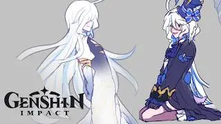 Furina se despide de Focalors - Genshin Impact comic (FANDUB)
