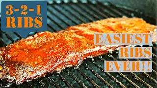 3-2-1 Ribs on the Big Green Egg EASY FAST and AWESOME! Smoked BBQ Ribs