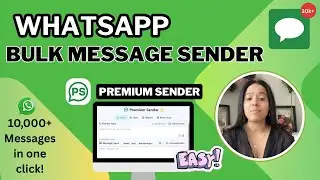 WhatsApp Bulk Message Sender | WA Sender free bulk messaging | Premium Sender
