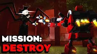 Mechs Vs EVERY Minecraft Horror Mod