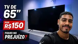 A 65” TV for a SCRAP METAL price… Was it salvageable?