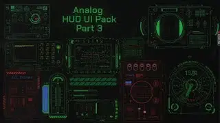 No-copyright || without logo || hud futuristic animation with sound and hacker screen