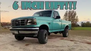 1994 F150 2WD 6 inch rough country lift kit install