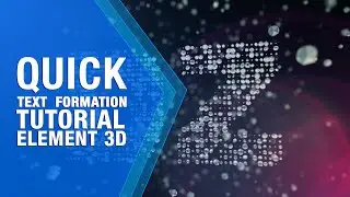 Element 3D Diamond particles replicator LOGO formation Tutorial (2019)
