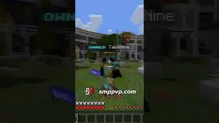 Duelling the OWNER of a Minecraft Server #fyp #shorts #minecraft #smp #pvp #1v1 #gaming #smppvp