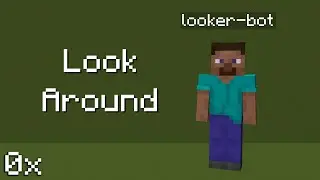 Mineflayer Minecraft Bot Looks Around in Python [9]