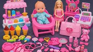 8 Minutes Satisfying with Unboxing Barbie Family Playset, Doll Dressup Set Toys ASMR | Review Toys