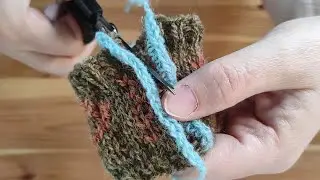 Tutorial: Steek sichern und aufschneiden
