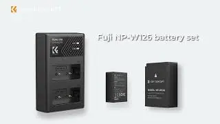 NP-W126S Battery and Charger KF28.0030 Operation Video