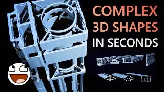 Design Complex 3D Shapes at Super Speed in 3D Coat using Sketch Tool