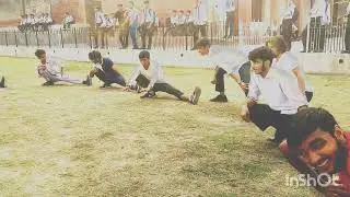 Team karate outdoor workout session with coach adil bin talat