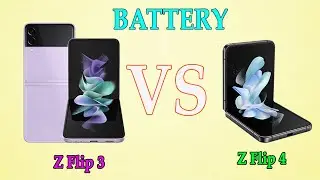Z Flip4 vs  Z Flip3 - Battery Life DRAIN TEST