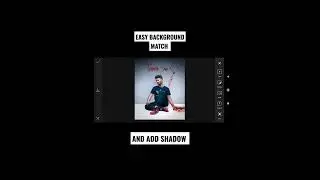 Picsart easy Background match | add realistic shadow with PicsArt