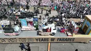 The Great Hakhel Lag BaOmer Parade Drone View