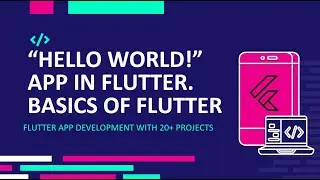 [HINDI] || Hello World! App In Flutter || Flutter Basics || Flutter For Beginners