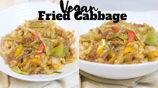 Vegan Fried Cabbage! | Pretty Brown Vegan