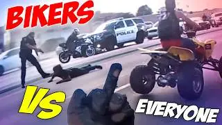 Police Chase Motorcycles - Angry People VS Dirt Bikers | Best Compilation 2024