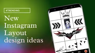 How to create a instagram feed layout design || Instagram feed ideas, instagram feed, design 2021