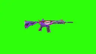 M416 The Fool Max Skin/Green Screen For Your Stream Overlay