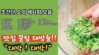 오이는 이렇게 먹어야 해요~ 꿀팁 대방출!!