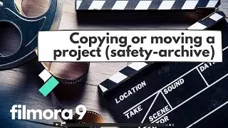 Copying or moving a project - Filmora video editing tutorials