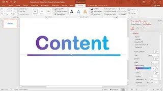 How to make multi colour text and object in power point |How Gradient Fill an Object & Text in ppt