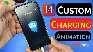 Set Custom Charging Animations On iPhone | iOS14 New Charging Ui | VMinds |