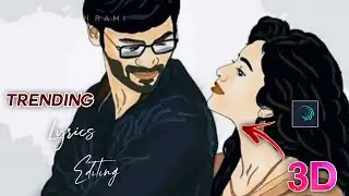 trending 3d lyrics video editing alight motion | alight motion video editing telugu