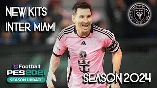 Nuevos Kits del "INTER MIAMI TEMPORADA 2024" 100% Original by As7 / PES 2021 🔥
