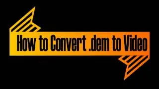 How to Convert .dem file to MP4 AVI VIDEO | Simple and Easy Trick