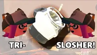 The forbidden Tri-Slosher! (Splatoon 2 Salmon Run Funny Moments)