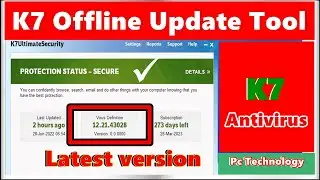 2023 K7 Offline Updater Tool |  How to update k7 offline | k7 offline update kaise kare windows 10