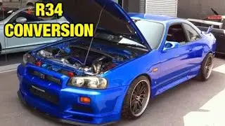 R33 Skyline GTR w/ R34 Front End: Walk around
