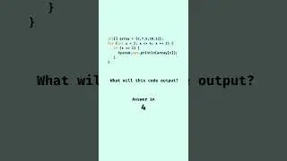 Coding Question of The Day 16 - What will this code output? 