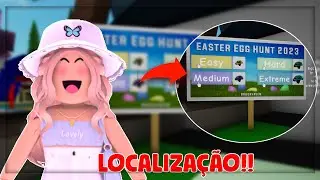 MOSTRANDO A LOCALIZAÇÃO DOS OVOS NO Brookhaven RP no roblox!! ( EASY E MEDIUM )